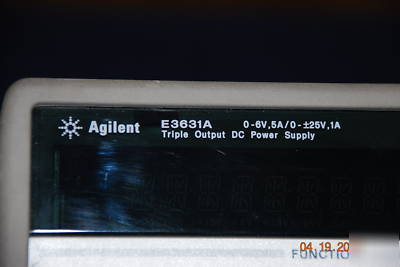 Agilent E3631A triple output power supply