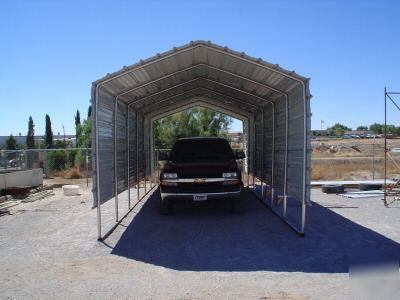 Car, truck, rv, boat steel storage building frame 12X20