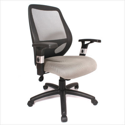 Easton deluxe mesh back office chair gray/black