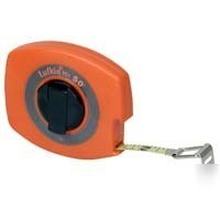 Lufkin high visibility orange 100' steel tape measure