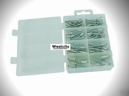 New blind rivets 90PCE assorted pack + handy box 947603 