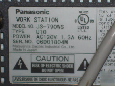 Panasonic js-790WS work station pos pc based system
