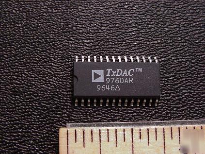 AD9760AR dac 10-bit, 125 msps txdac lot of 3