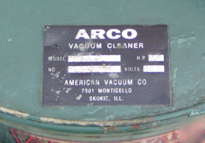 Arco wand industrial vacuum cleaner