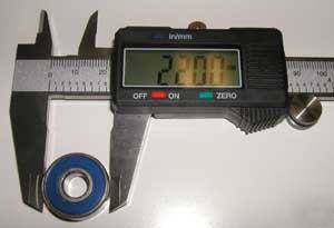 Bearings measuring electronic digital vernier caliper