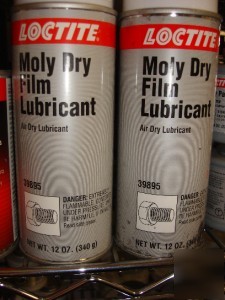 New 1-12OZ can loctite moly dry film lubricant 39895 