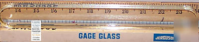 New 1 jerguson size 7 transparent gage glass 