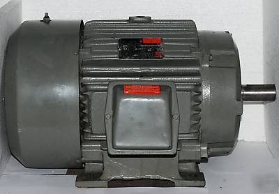 New reliance 25 hp 3515 rpm 3 phase motor surplus