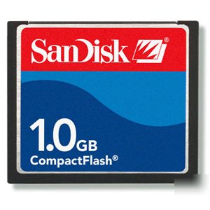 Origiinal 1GB sandisk cf card sdcfb-1024 (cbe) genuine
