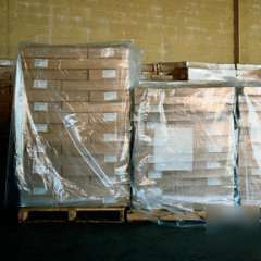 Shoplet select 3 mil clear pallet covers 51 x 49 x 73