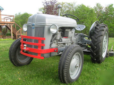 1941 ford 9N tractor with homier farm pro finish mower