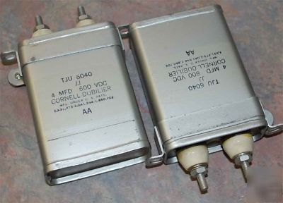 4UF 600V cornell dublier vintage tube amplifier radio 2