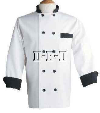 Chef coat, white with black trim, 6XL