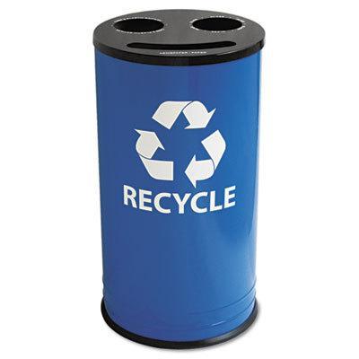 Ex-cell RC15283RBL - round recycling container, steel,