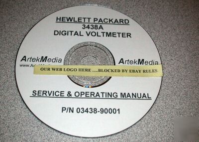 Hp 3438A service (with schematics) and operating manual