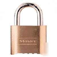 Master lock 2-inch set-your-own solid brass padlock wit