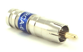 New rca RG6 compression connectors (qty=50) quality 