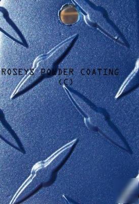 Steele blue slight wrinkle 2 lb powder coating paint