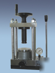 15-ton laboratory pellet press presser hydraulic pump