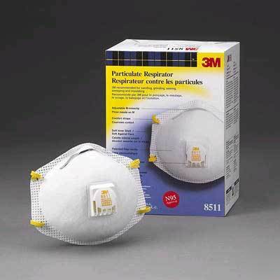 3M 8511 particulate respirator N95 exhale val set of 5