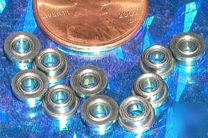 10 flanged bearing 4*8*3 teflon mm metric ball bearings