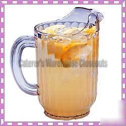 24 poly clear water pitcher restaurant quality 32 oz.