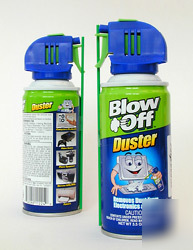 Blow off duster removes dust from electronics and more