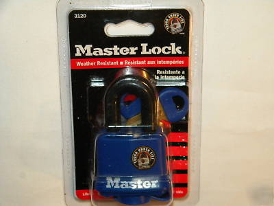 Master lock thermoplastic cover padlock #312D
