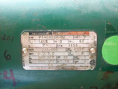Reliance master a/c electric motor hp.2 , phase 3 , 