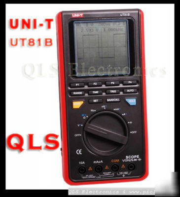 Uni-t UT81B scopemeter multimeter oscilloscope usb