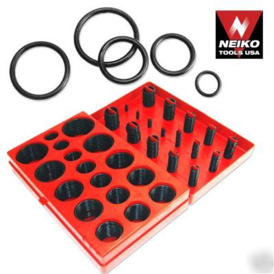 407 pc universal o-ring assortment of 32 sizes