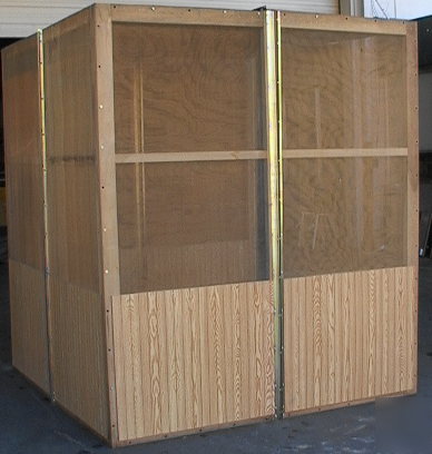 Faraday cage screen room extension ~6.5X6.5X7.5' 2XSCRN