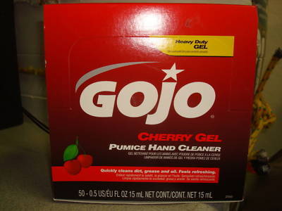 Gojo hand cleaner .5 floz hand packet ( cherry )