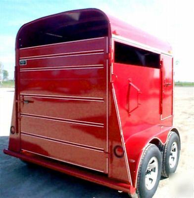 New 2010-------two horse 500 bronco---- stock trailers 
