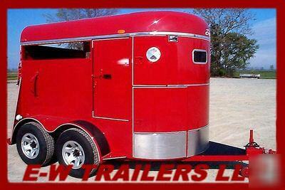 New 2010-------two horse 500 bronco---- stock trailers 