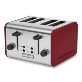 New â˜¼ kitchenaid KMTT400ER 4-slice metal toaster