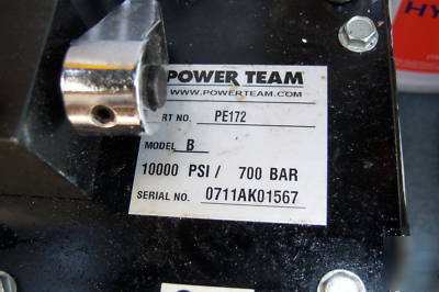 New power team spx PE172 electric hydraulic pump