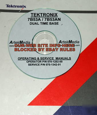 Tek 7B53A 7B53AN plug-in ops & service manuals 2 vol.