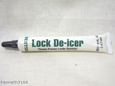 New hillman lock de-icer thaw frozen locks door lock fs