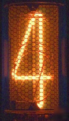 New in-18 nixie tube. 6 & fully tested tubes rare