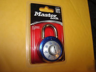 Original master lock combination lock - blue / silver