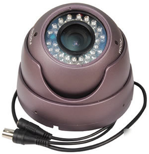 Vandal resistand ir day night color dome camera IP66