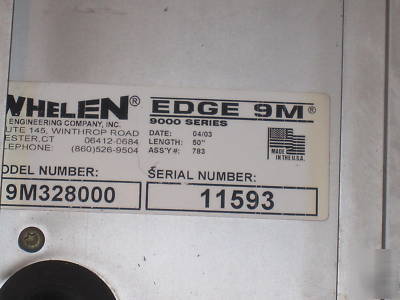 Whelen 9M EDGE9000 lightbar with control strobe led