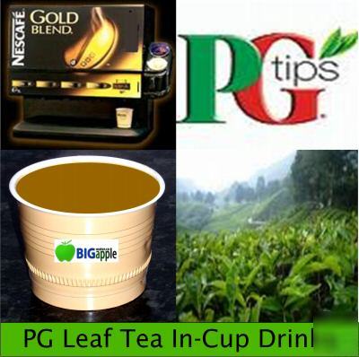 73MM pg tips leaf white tea for in cup vending machine