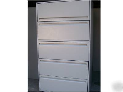Haworth 5-drawer lateral file cabinet, atlanta