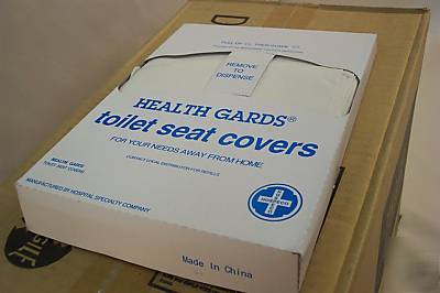 Health gards 5000 hg-qtr-5M toilet seat cover 1/4 fold