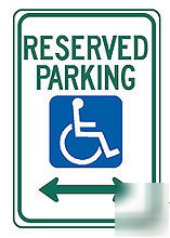 New - official - handicap parking sign - 12