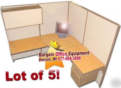 Cheap cubicles ~ lot of 5 - used 6X6 haworth ~ best $$ 