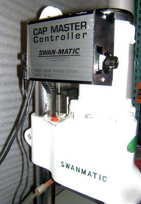 Swanmatic C300 capper w/ optional cart & C302E control