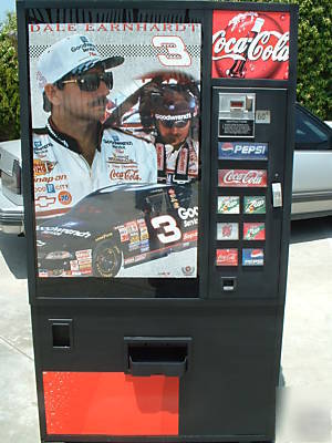 Dale earnhardt sr #3 soda pop- coke vending machine 